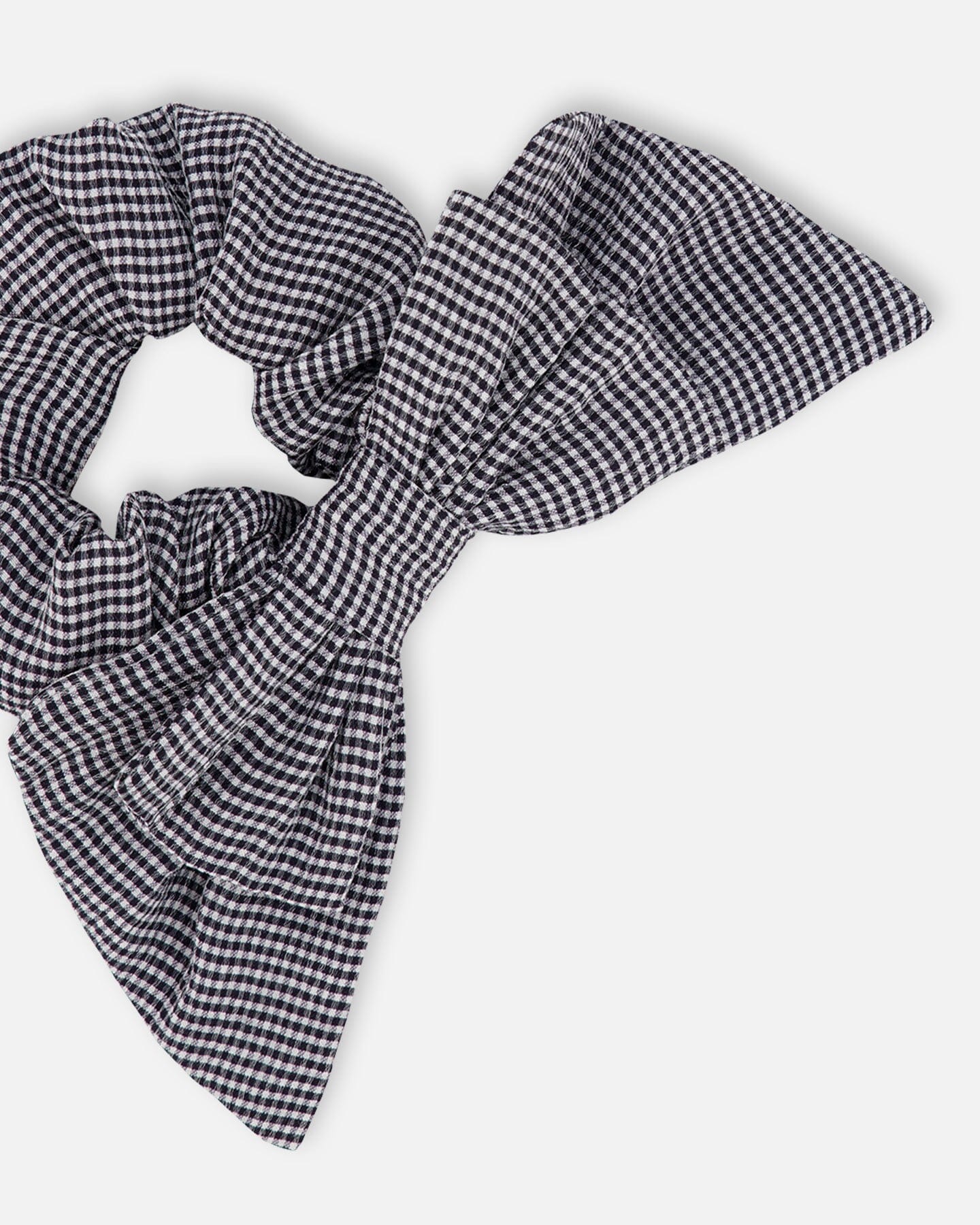 Hair Elastic With Bow Sparkling Black