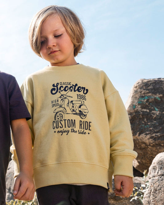 Pullover Graphic Sweatshirt Lime Green