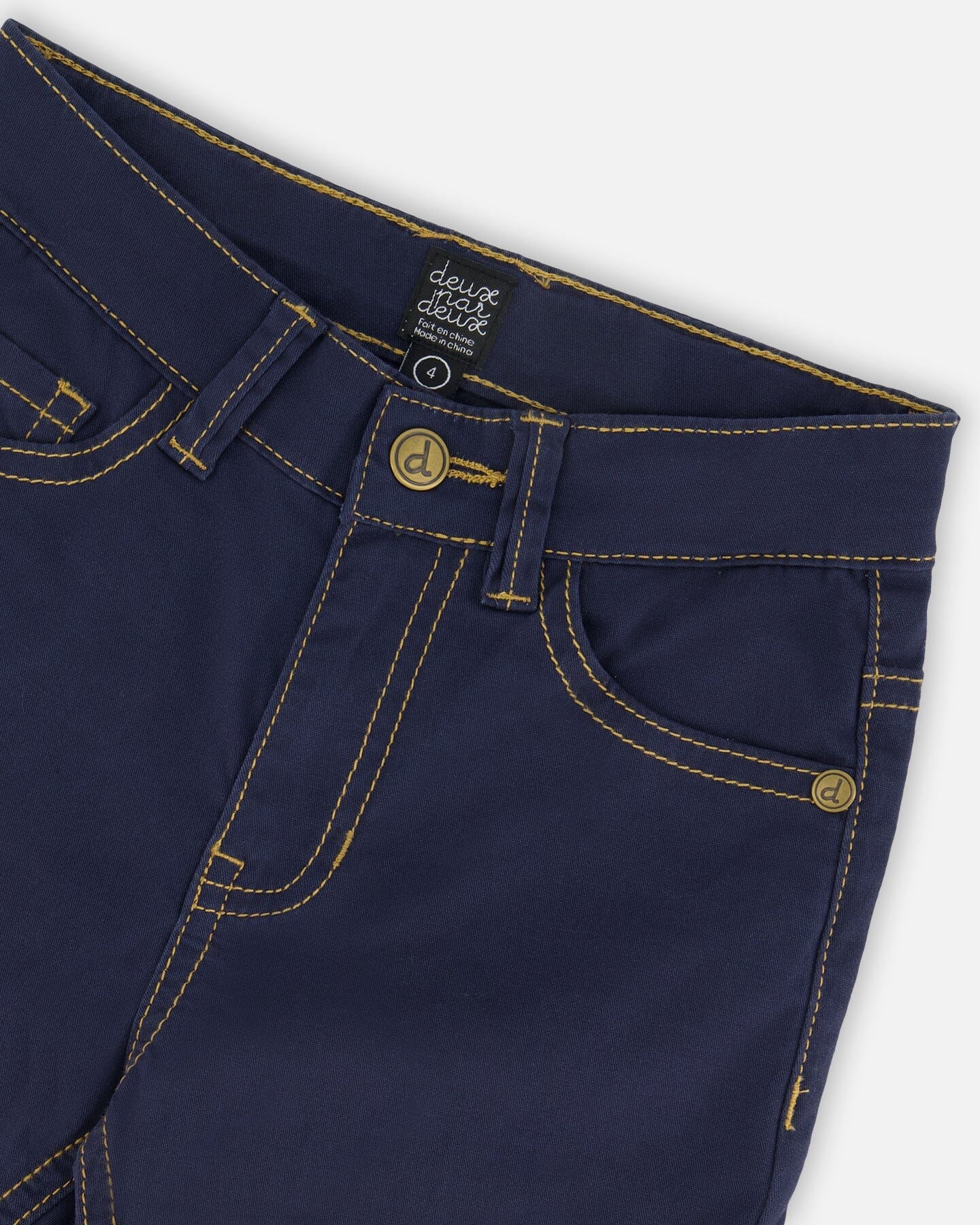 Stretch Twill Pants Navy Blue