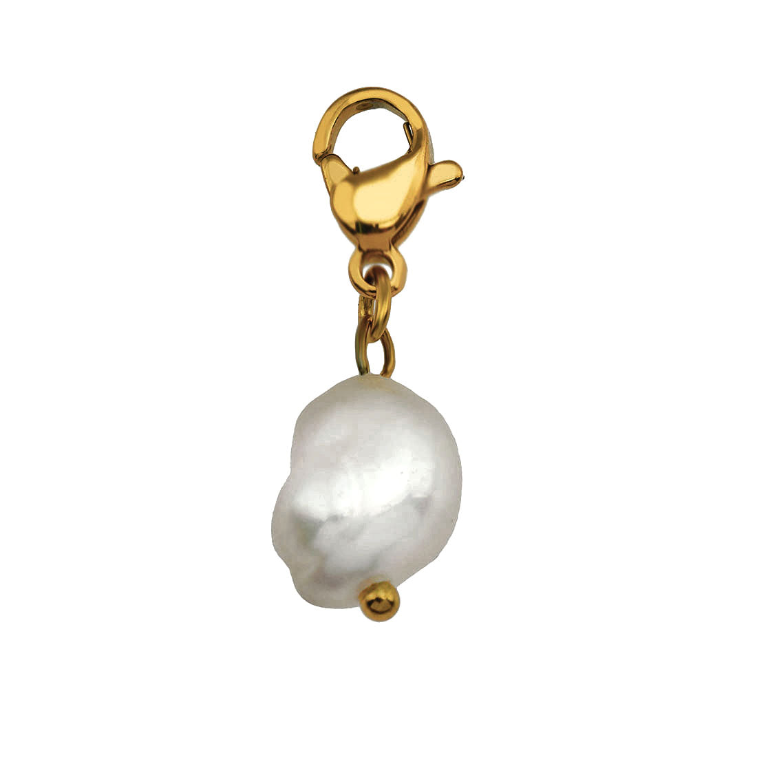 GEMMA: Freshwater Pearl Charm Gold