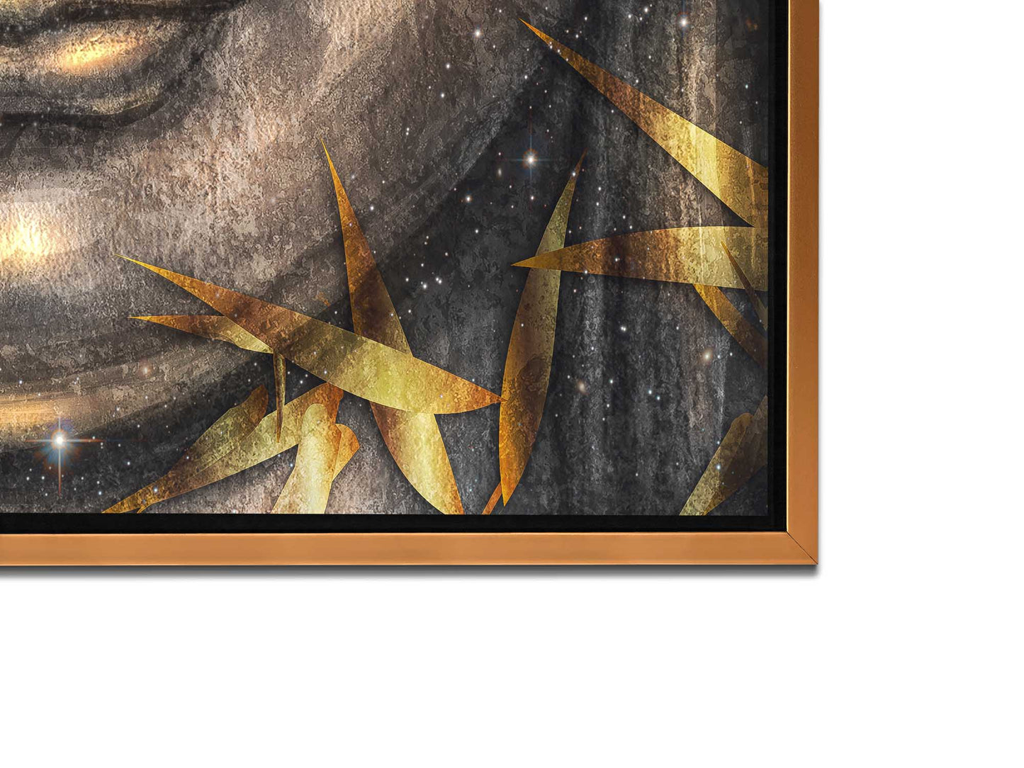 Wall Art -Canvas Pint Gold Buddha- Artwork