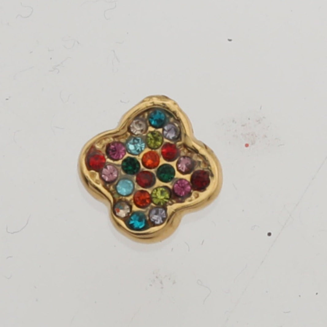 GOLDIE: Vintage Inspired Multi Coloured Stud Earrings