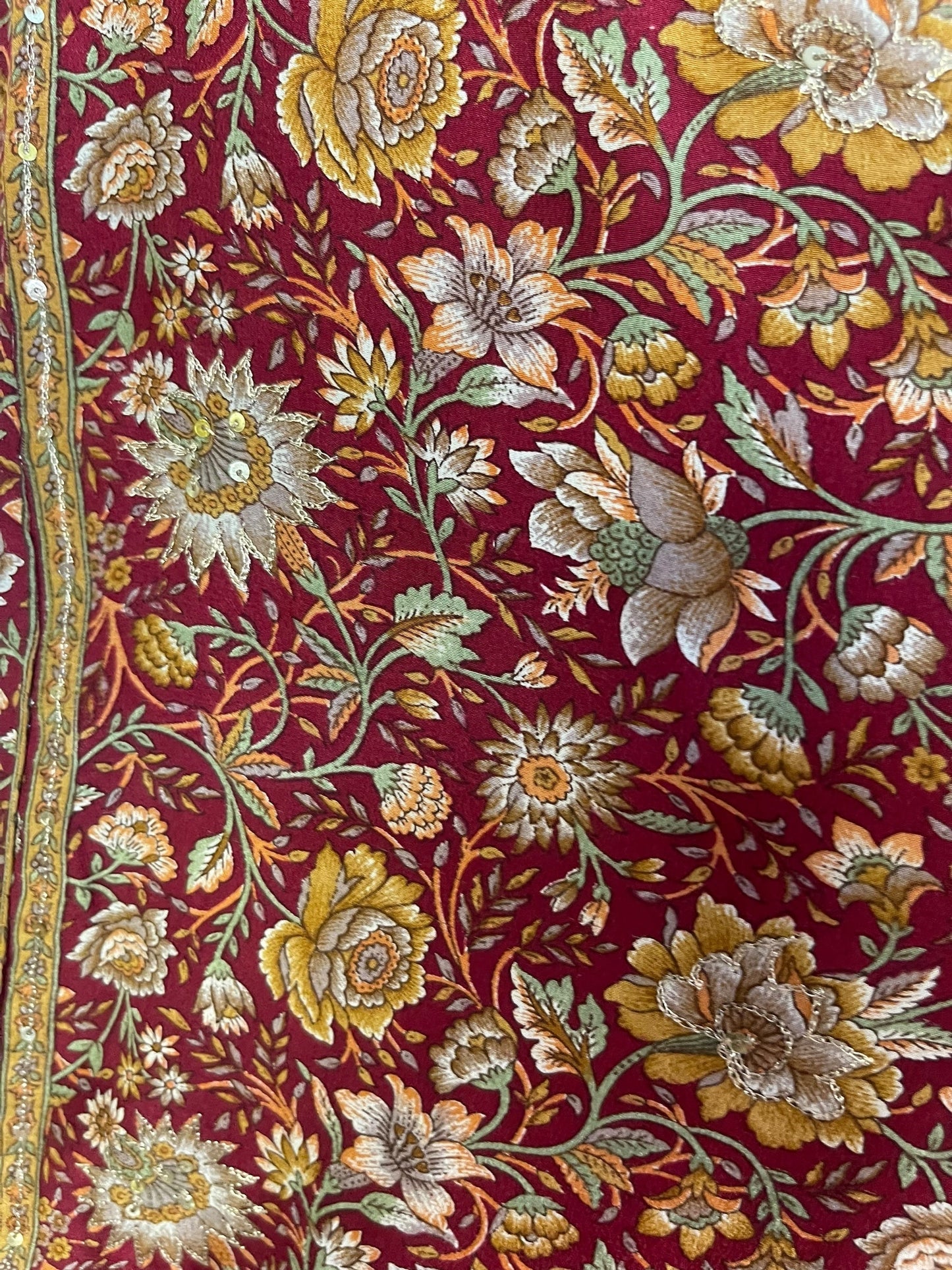 PRC6765 Avatar Pure Silk Maxi Kaftan