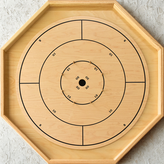 The Gold Standard - Traditional Crokinole Board Game Set