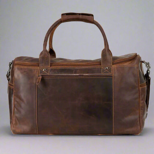 Greenwood Leather Regina Large Travel Duffle Bag
