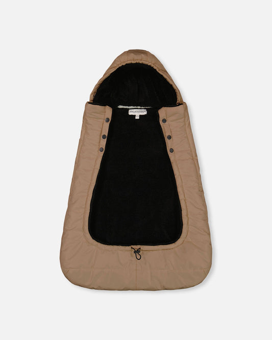 3-In-1 Multifunction Cover For Car Seat, Stroller, And Baby Carrier In Chanterelle