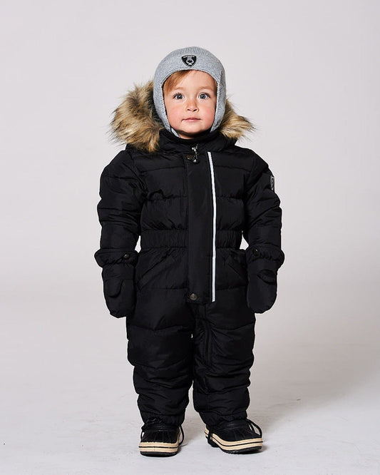 One-Piece Baby Original Puffy Snowsuit Black