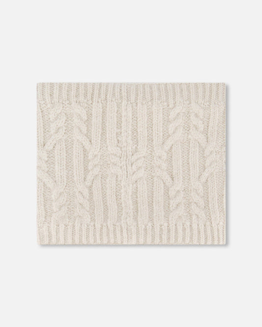 Lined Winter Neckwarmer Off-White