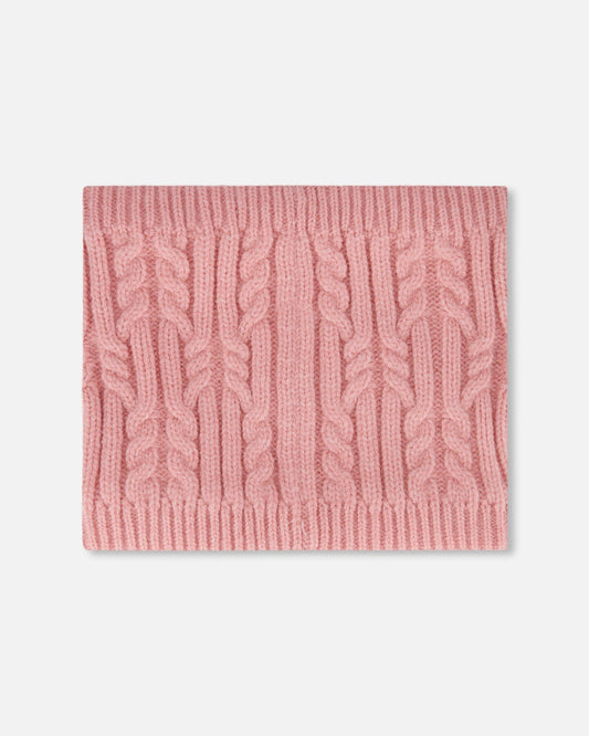 Lined Winter Neckwarmer Dusty Pink