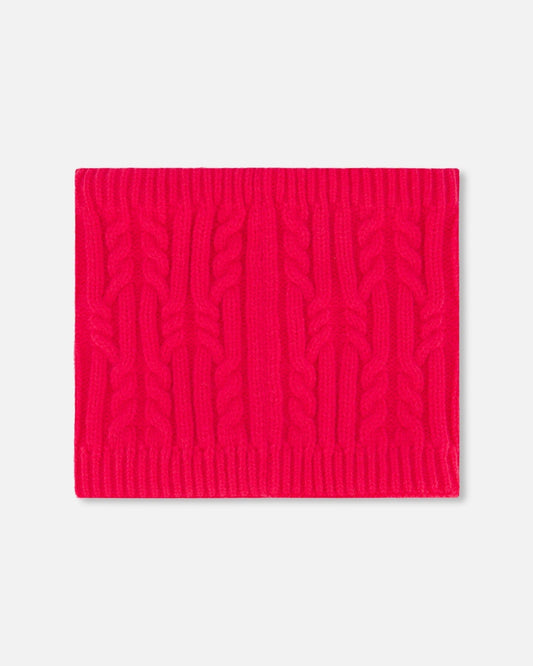 Lined Winter Neckwarmer Flash Coral