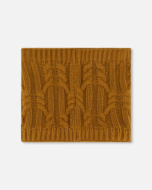 Lined Winter Neckwarmer Brown Sugar