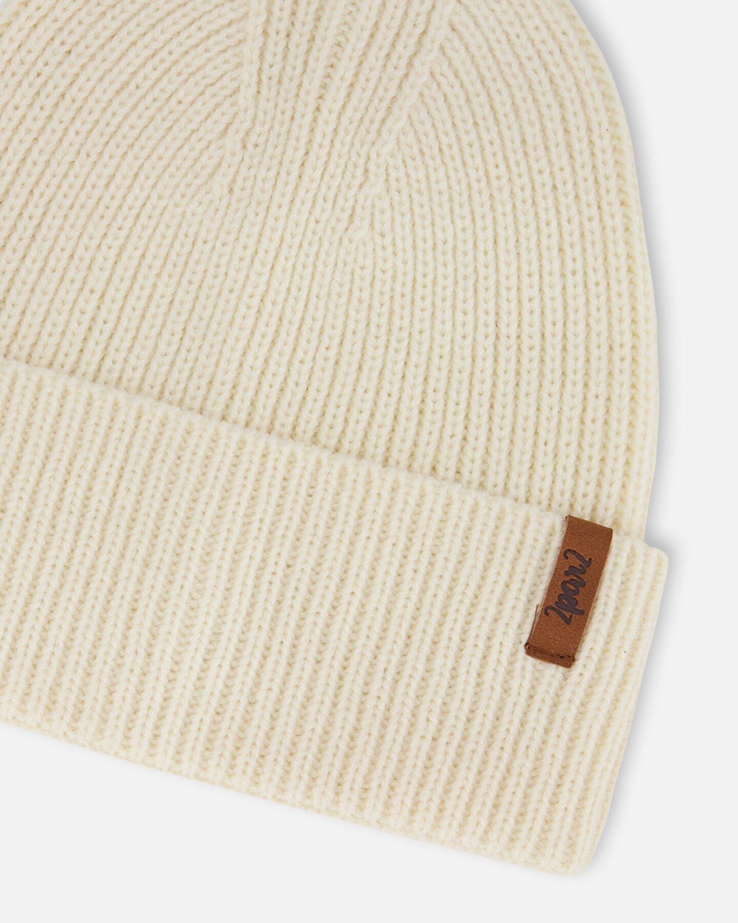 Mid-Season Knit Hat Light Beige