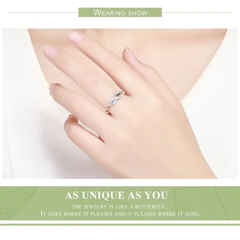 Sterling Silver Infinity Ring (Forever Bound)