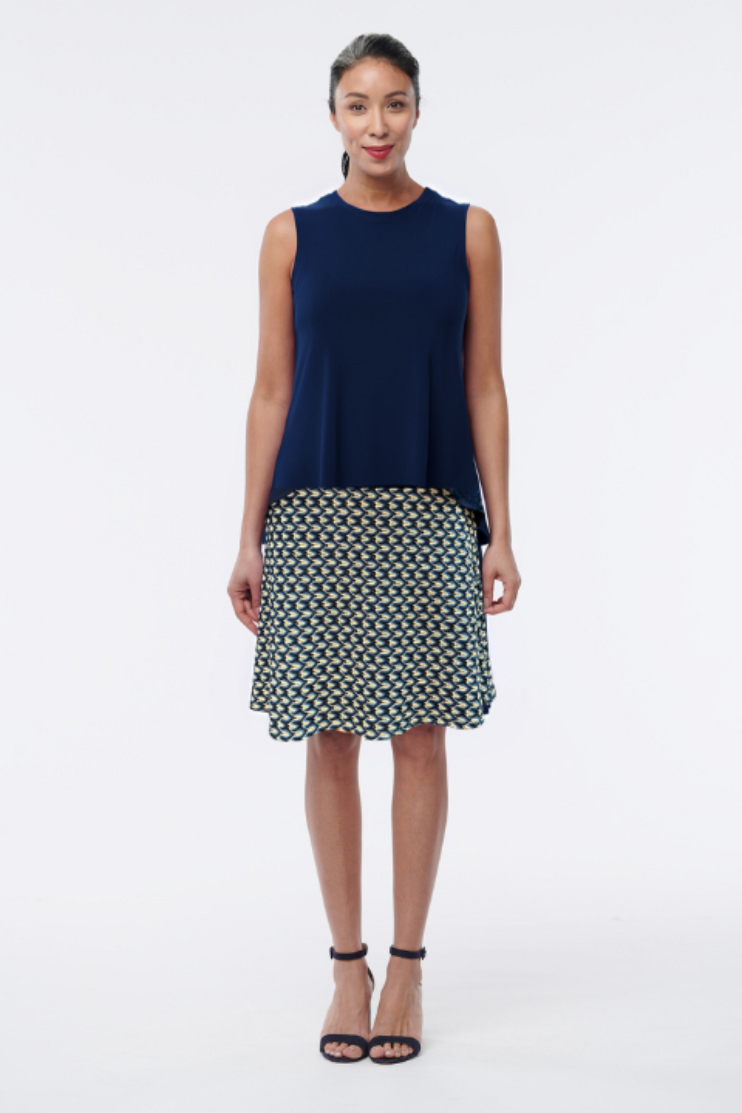 Halle Reversible Skirt – Wrinkle-Free Jersey Knit