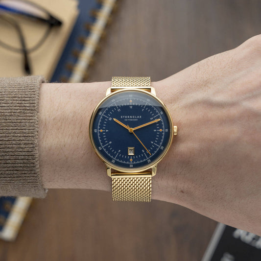 Sternglas Hamburg Men's 42 mm Quartz Watch