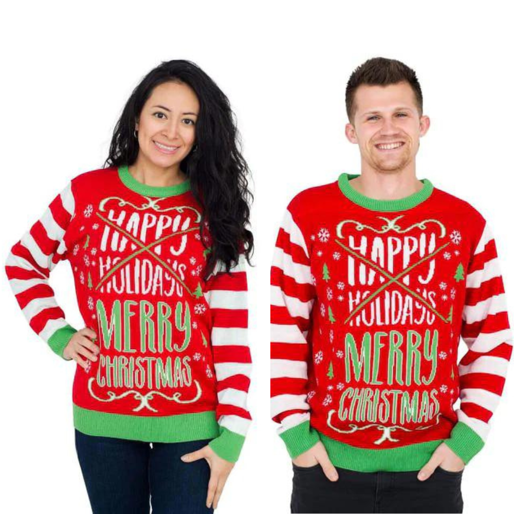 Couple - Happy Holidays Merry Sweater