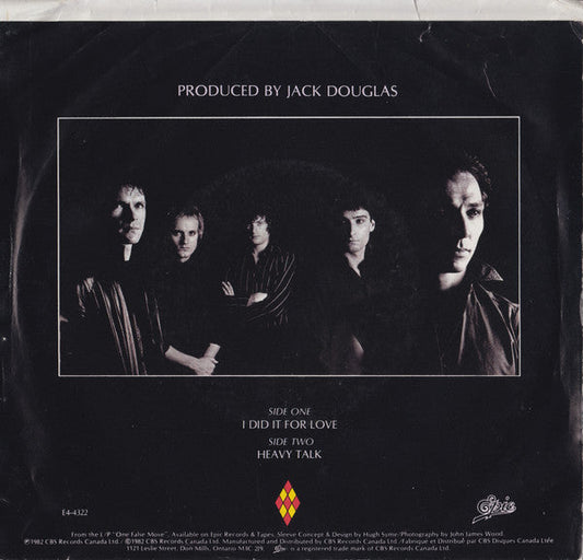 Harlequin β I Did It For Love / Heavy Talk - 7" Single, 1982