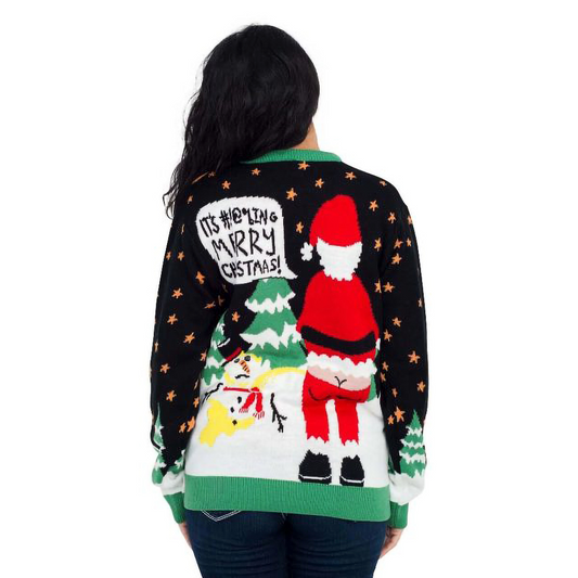 Ho Ho Ho It #!@%ING Merry Sweater