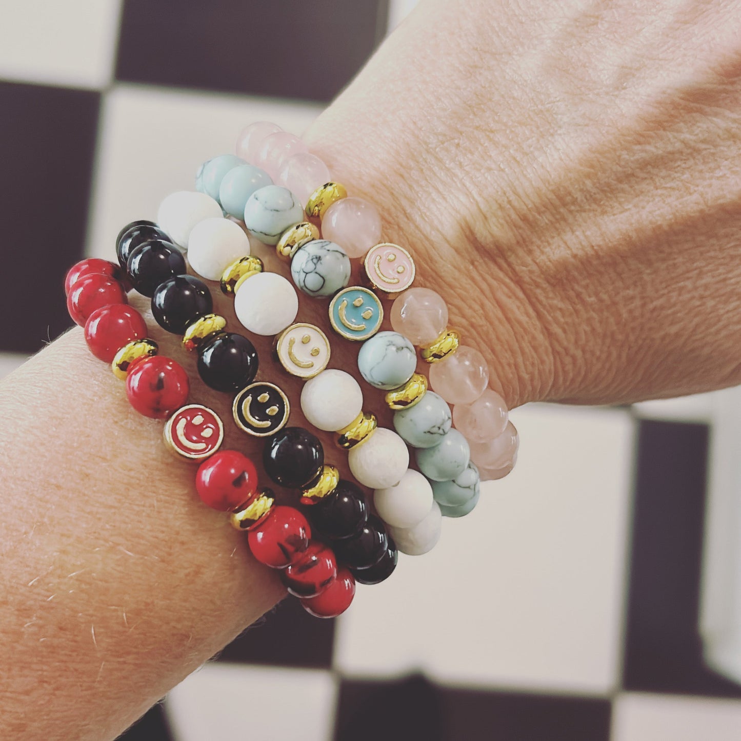 Blue Howlite Happiness Bracelet