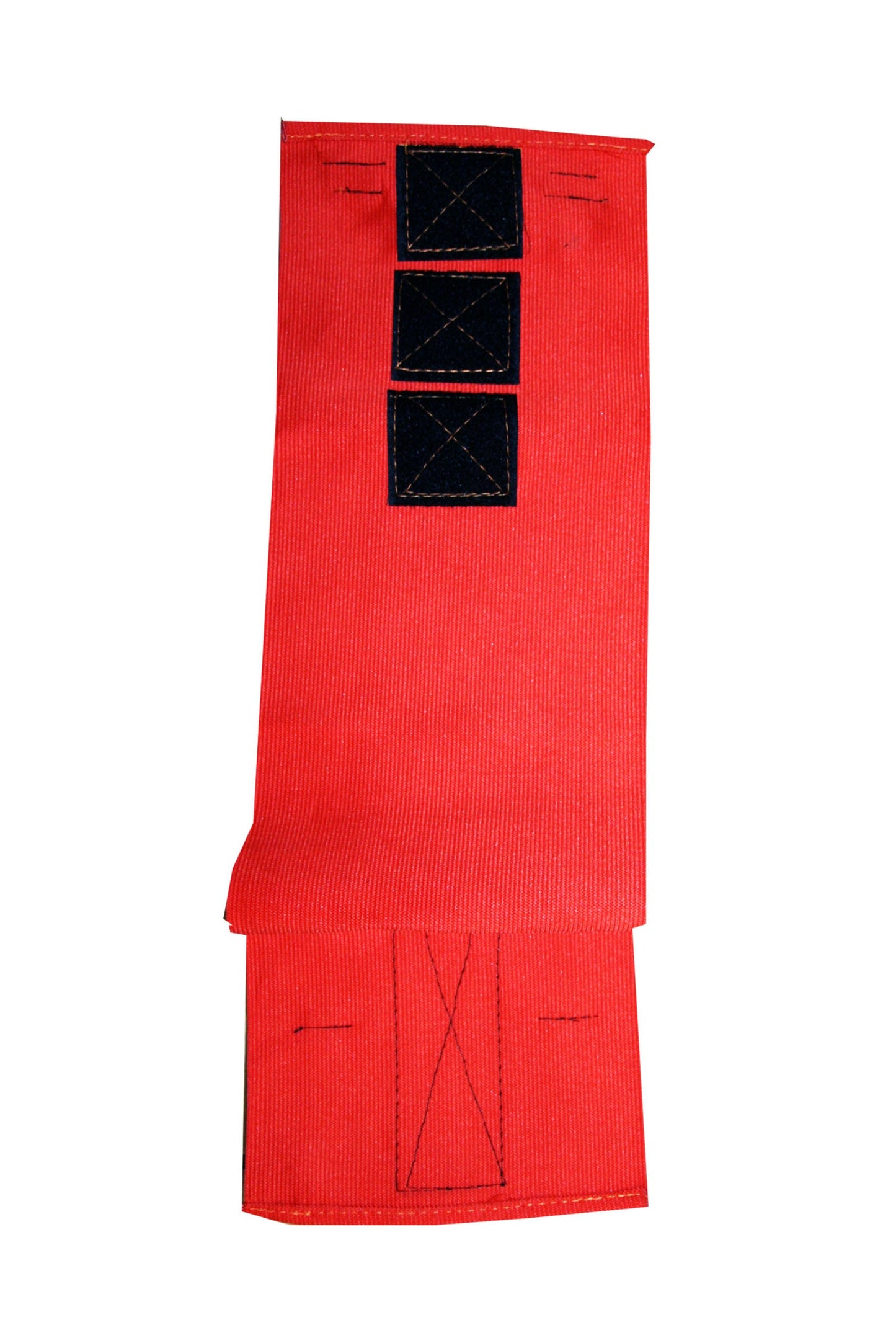 Strap Velcro Orange Elastic Zap Straps 2 Pack