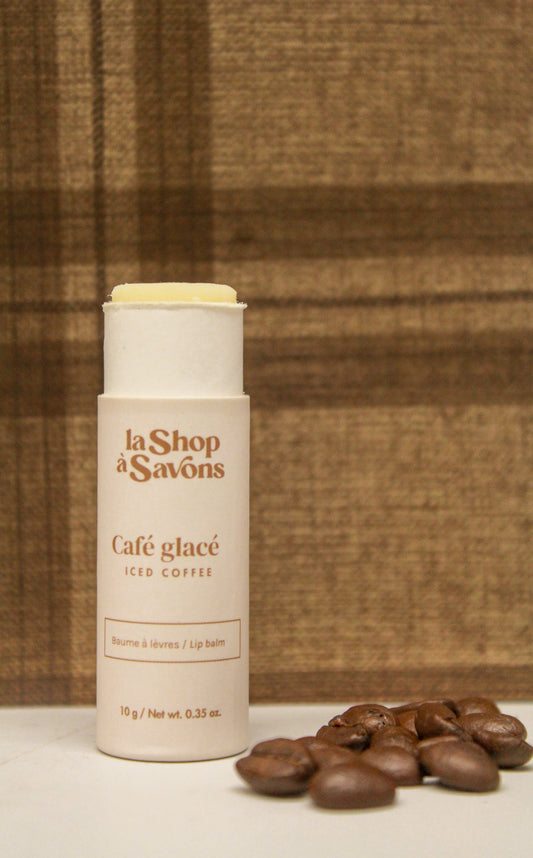 Baume à lèvres végane - Café Glacé