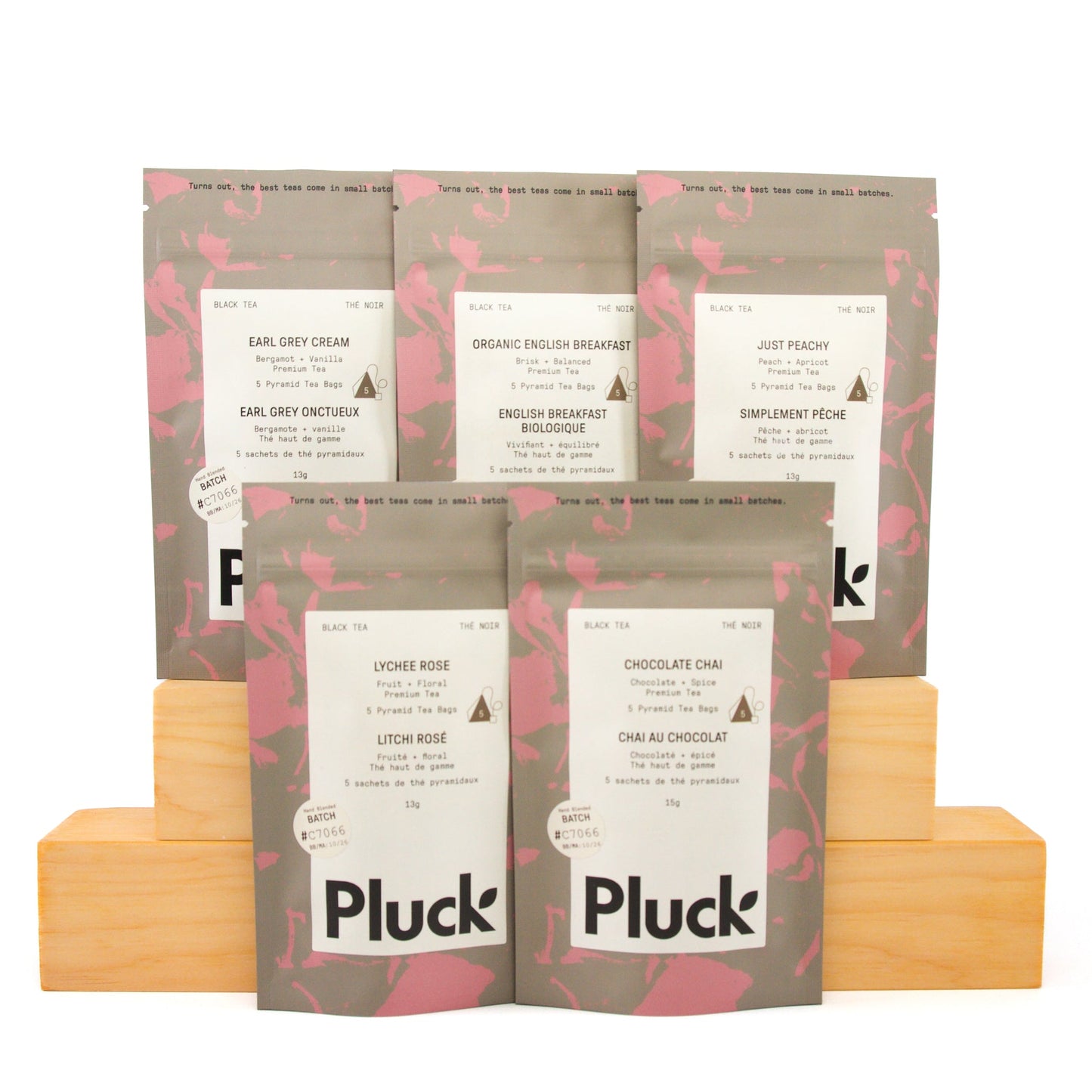 Coffret d'échantillons de thé noir