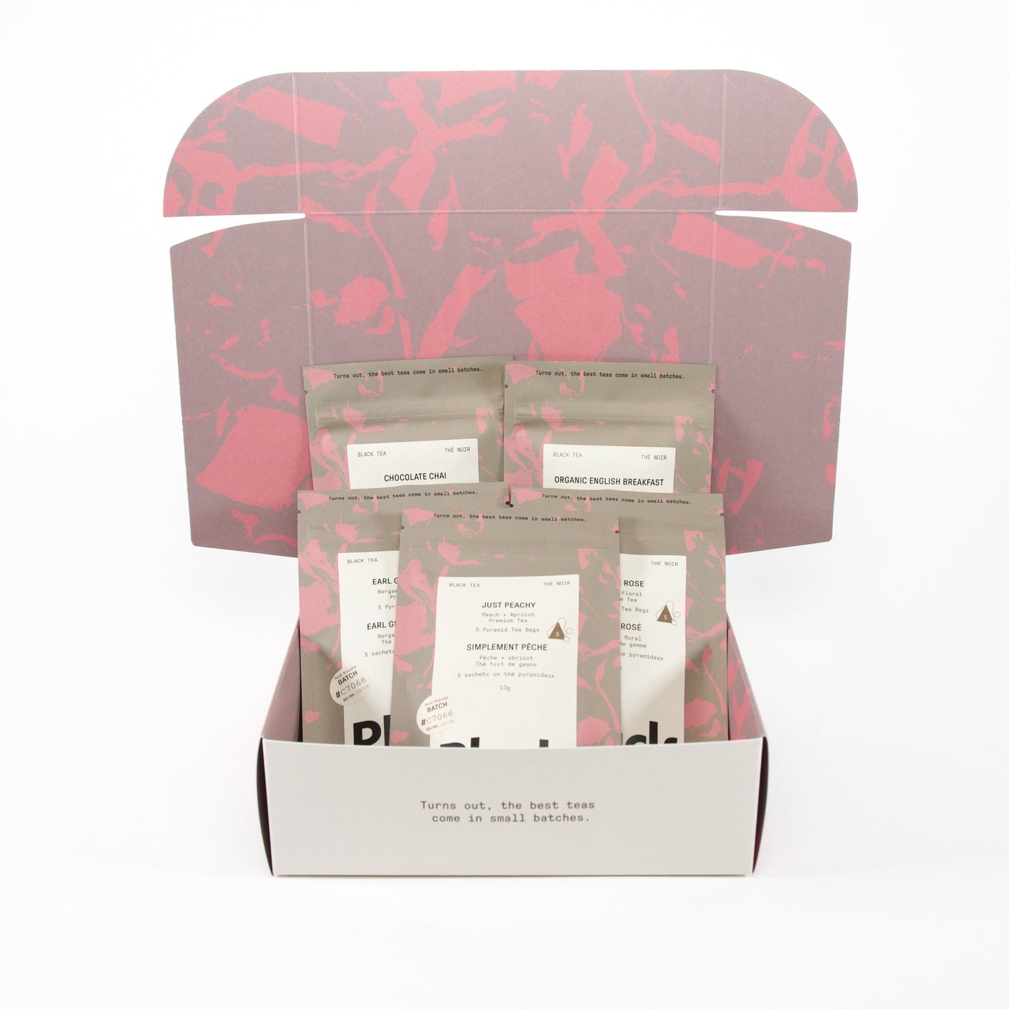 Coffret d'échantillons de thé noir