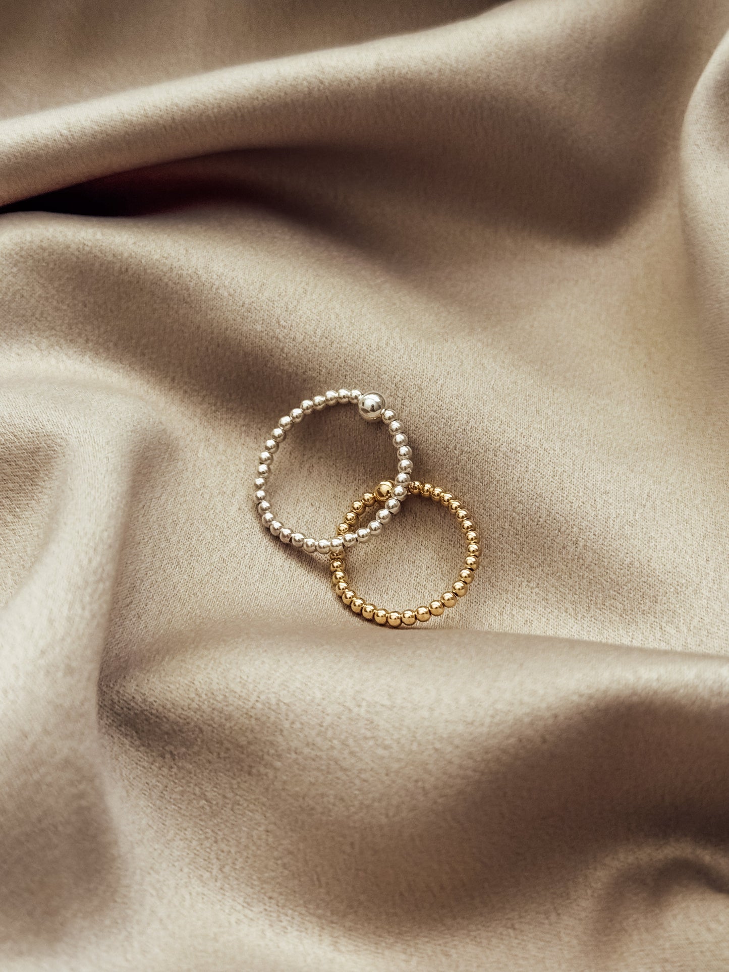 Gold Filled / Sterling Silver Stretch Ring