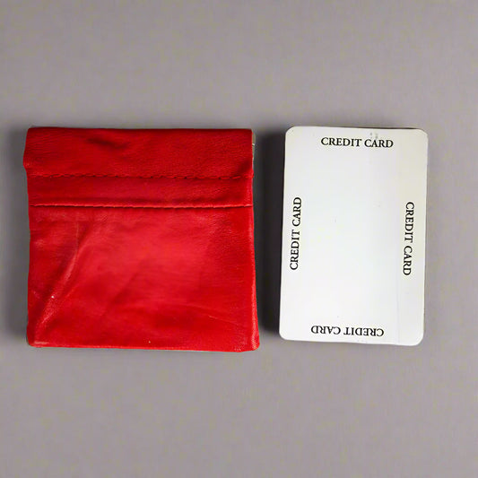 JBG International Snap Frame Leather Coin Purse