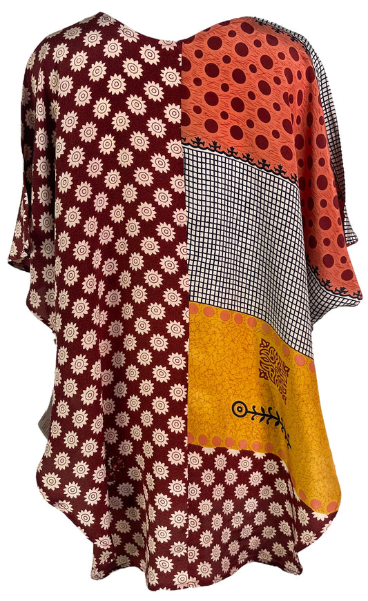 PRC4642 Avatar Pure Silk Waterfall Top