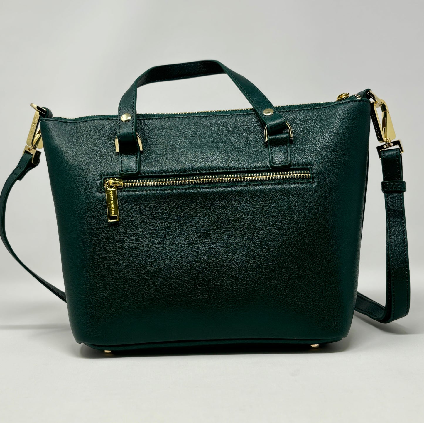 Sac à Main en cuir véritable Dark Green | Lina