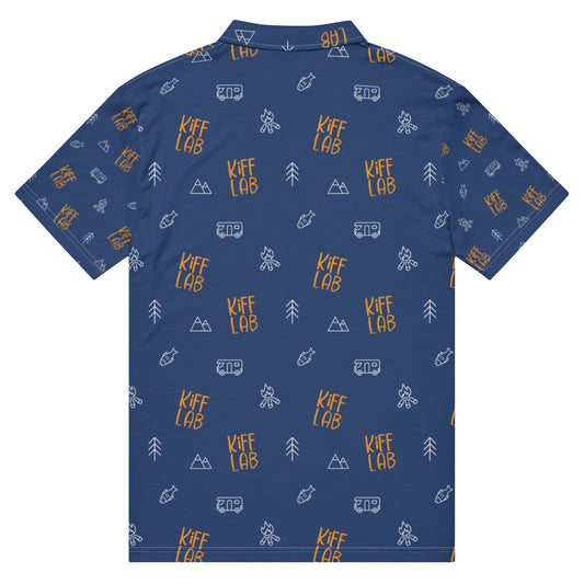 KiffLab Slim Fit Funky Golf Polo