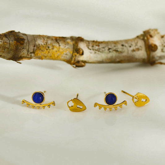 LYDIA 2-Pair Stud Earrings Set