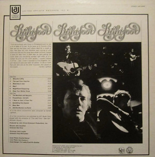 Gordon Lightfoot – A-t-elle mentionné mon nom ?