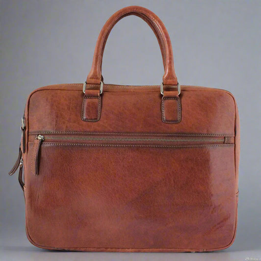 MET Leather Briefcase Messenger | Laptop Bag