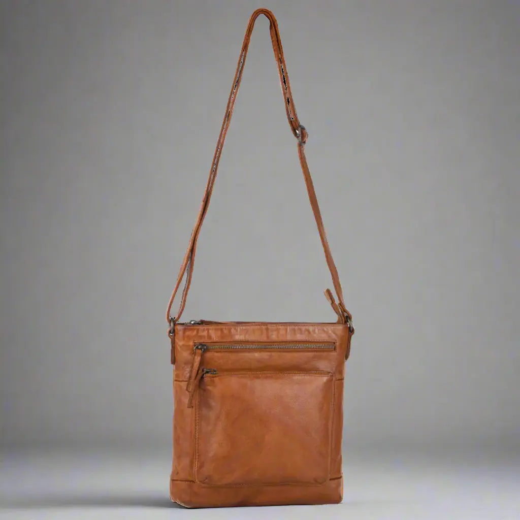 MET Leather Crossbody Bag