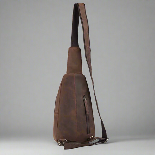 MET Off The Shoulder Leather Chest Bag Backpack