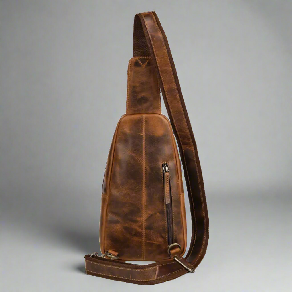 MET Off The Shoulder Leather Chest Bag Backpack