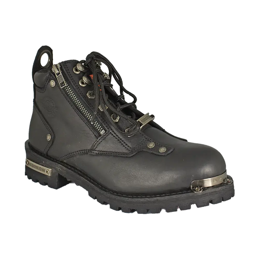 Milwaukee Leather Women's 6" Double Zip Motorcycle Boots