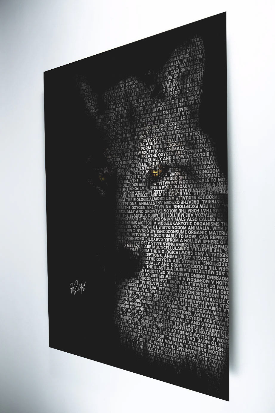 Metal Print Wolf