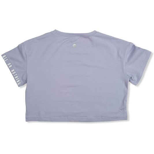 Madi Crop Tee Lavender