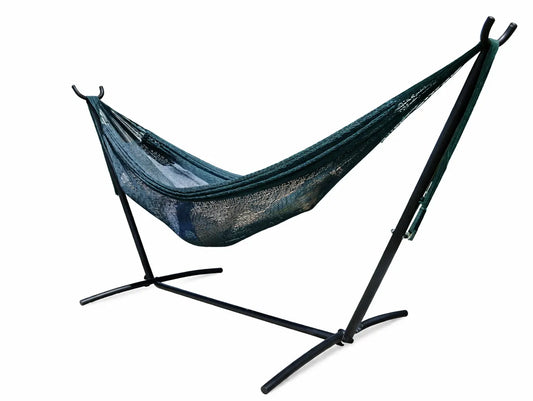XL Thick Cord Mayan Hammock with Universal Stand