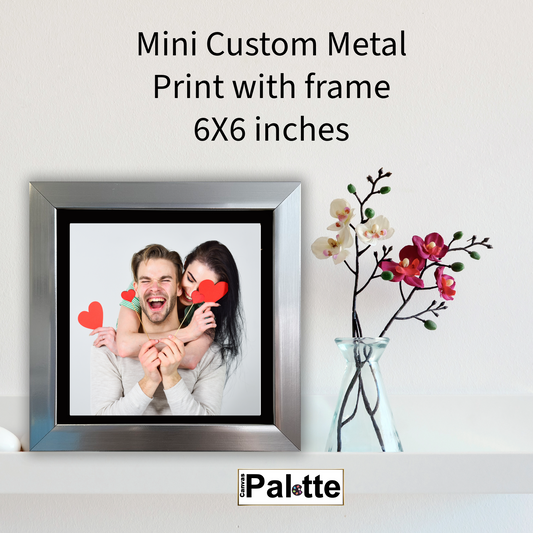 Custom Photo Print Mini Metals 6x6 inches