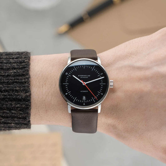 Sternglas Naos Men's 38 mm Automatic Watch