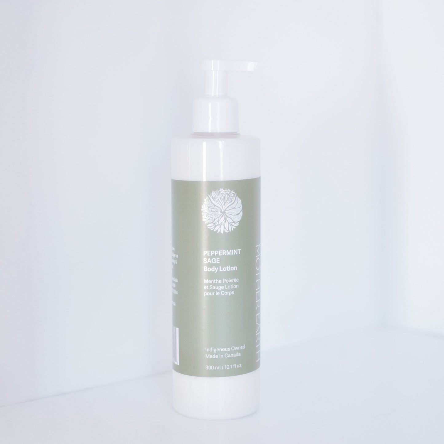 Lotion corporelle à la menthe poivrée et à la sauge