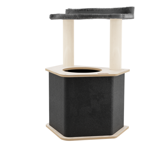 The Lodge Hideout - 2-Level Cat Tree