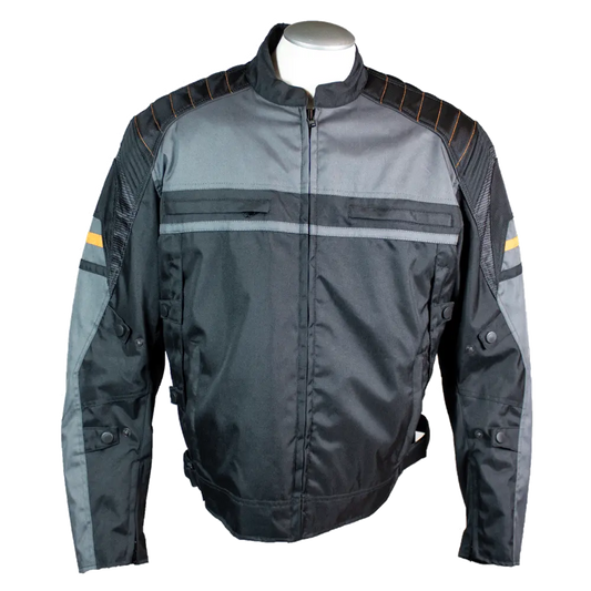 Open Road Men's Armored Textile Motorcycle Jacket