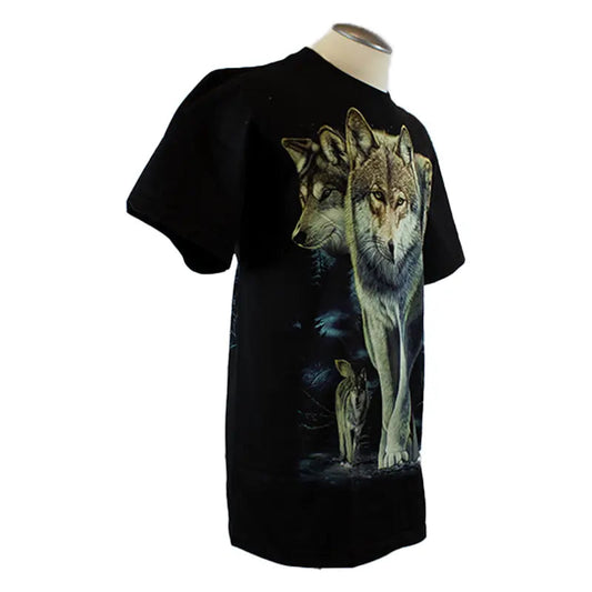BOL/Open Road Men's Glow In The Dark Wolf T-Shirt