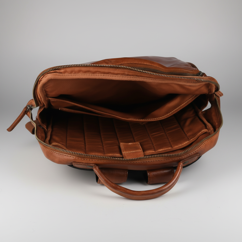 MET Two Strap Adjustable Leather Backpack