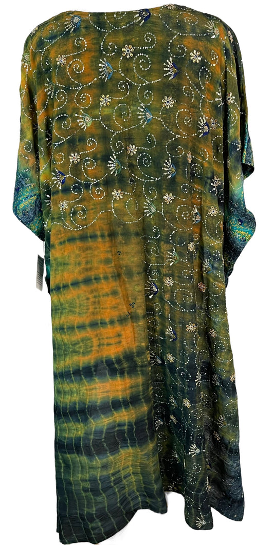 PRC6394 Avatar Pure Silk Maxi Kaftan